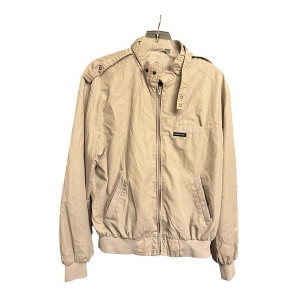 MEN’S MEMBERS ONLY JACKET – SIZE 42 – BEIGE – VINTAGE
